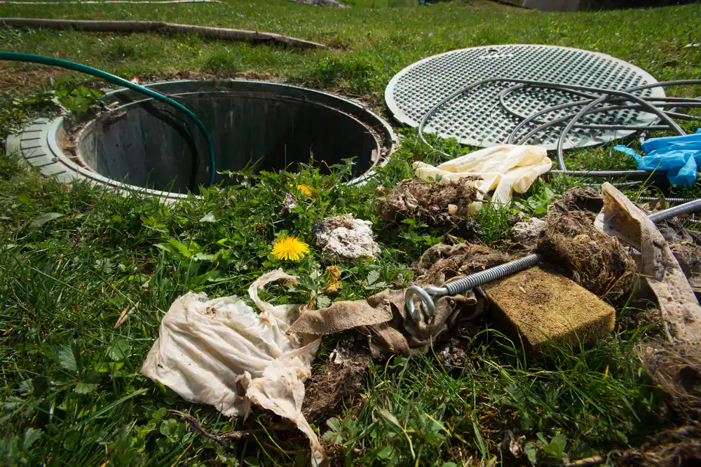 All Rooter Hydro Jetting experts performing septic tank maintenance in Cook County, Illinois, ensuring proper cleaning, inspection, and upkeep of residential and commercial septic systems